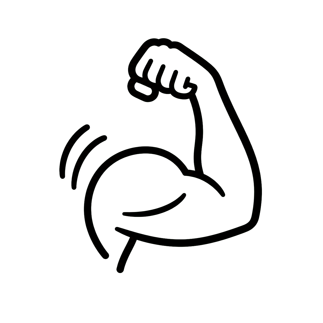 Muscle flexibility icon