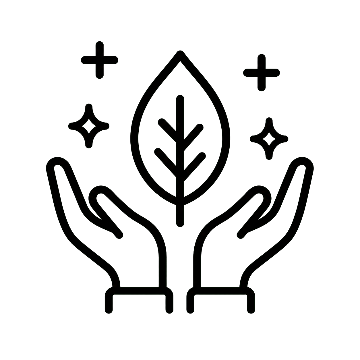 Natural healing response icon