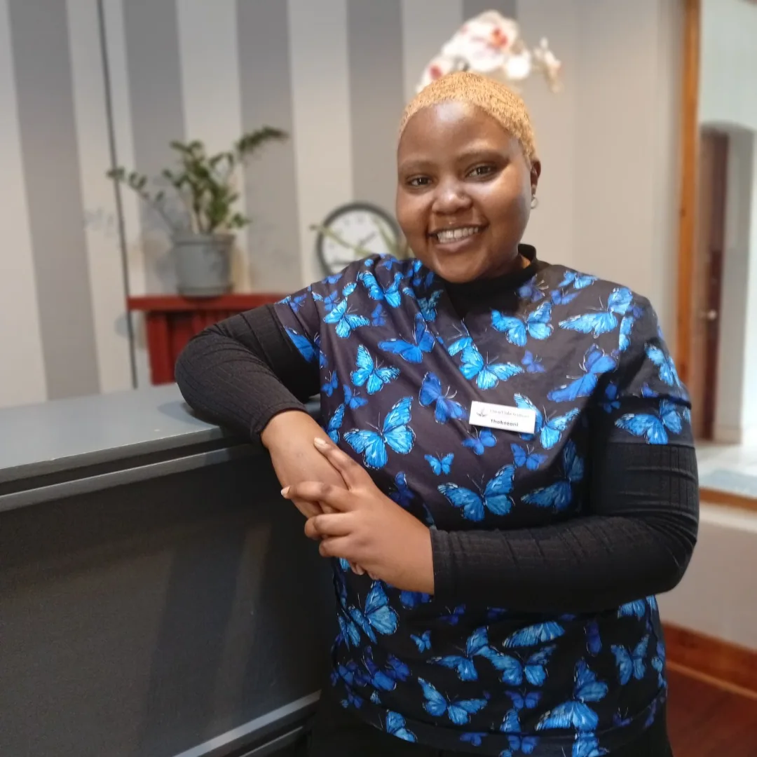 Thokozani Nkosi, therapist at CoraVida Wellness